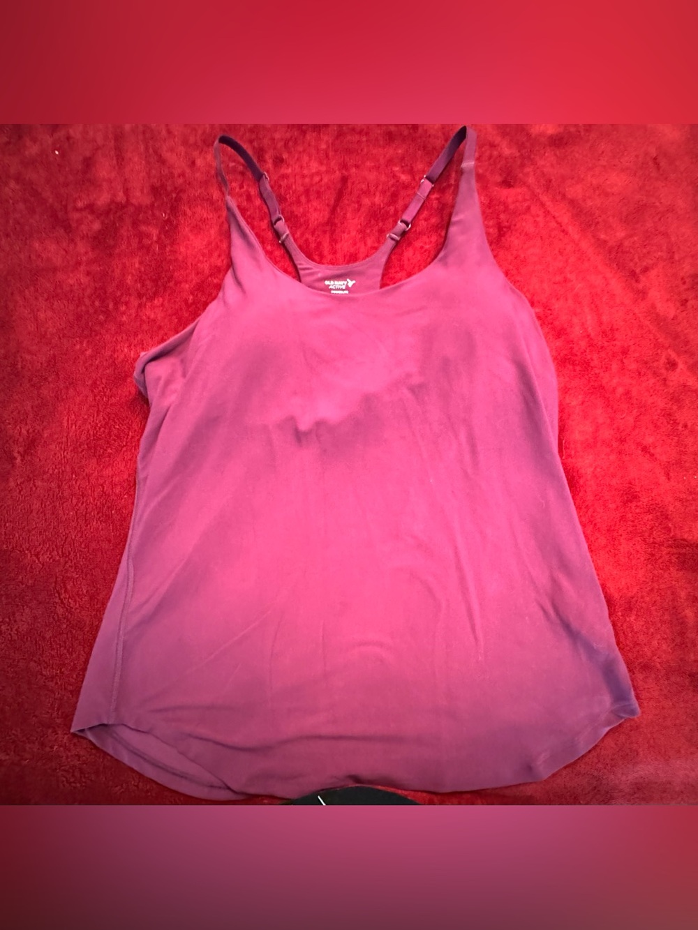 Old Navy Magenta Adjustable-Strap Camisole